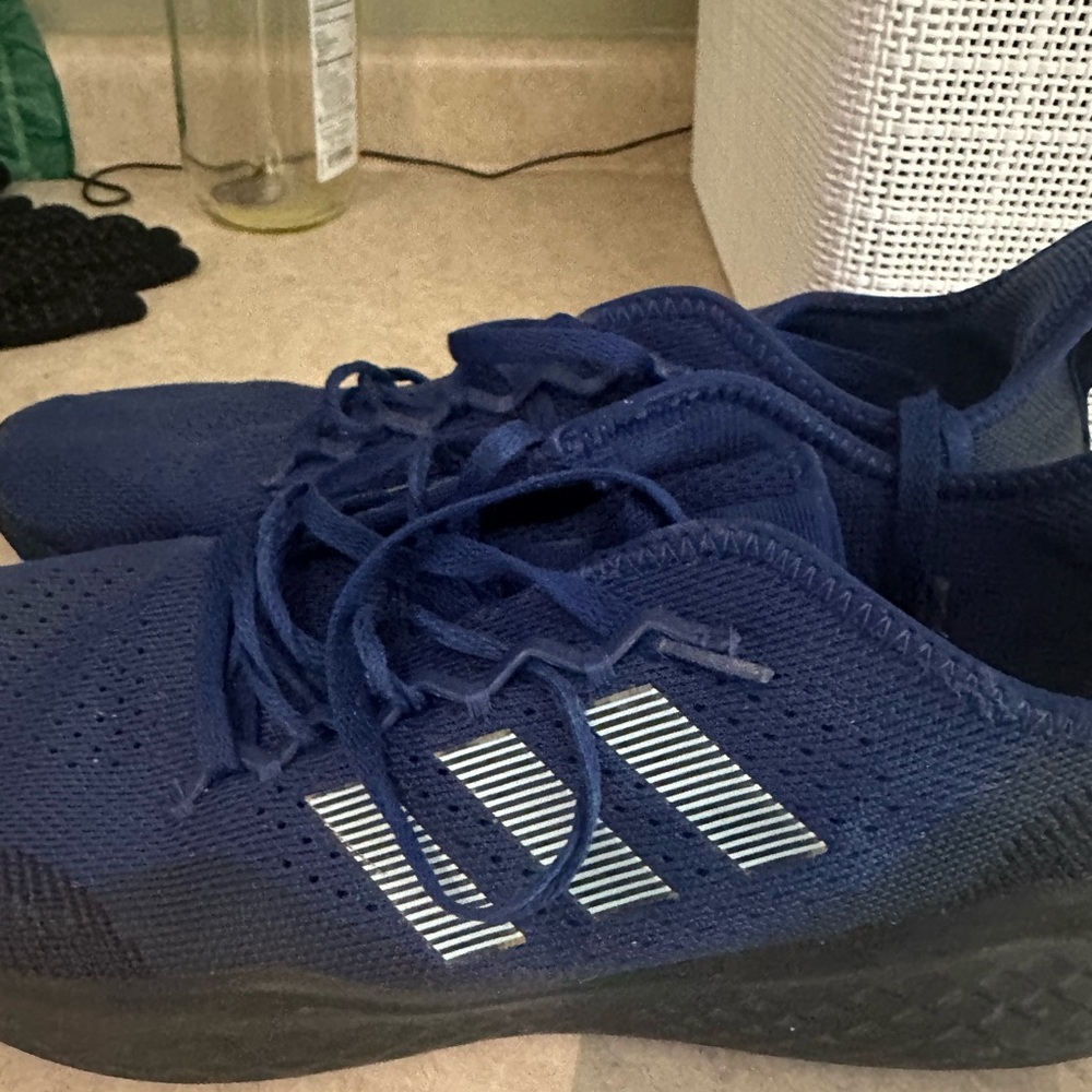 Adidas Deep Blue Athletic Shoes